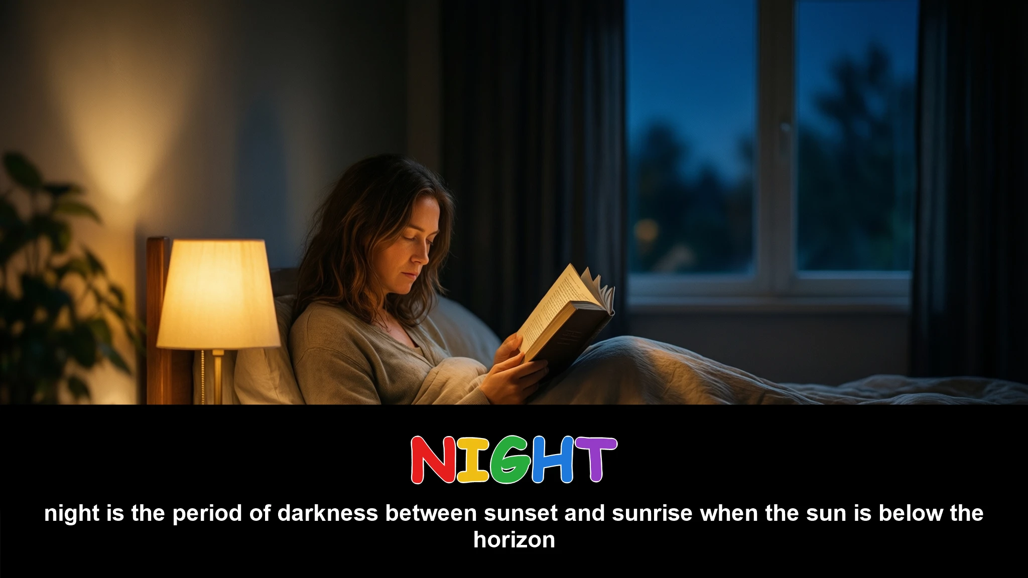 English Illustration for night